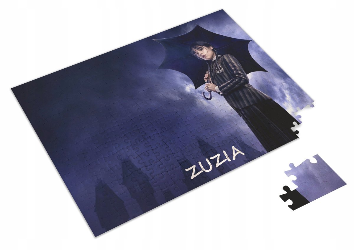 Puzzle + IMIĘ Wednesday The Addams Family 96 el.