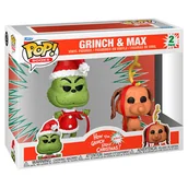 Figurki dla dzieci - Funko POP set the Grinch 2pack Grinch and Max - miniaturka - grafika 1
