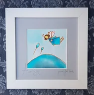 Pamiątka Chrztu Świętego - Anioł stróż personalizowany - miniaturka - grafika 1