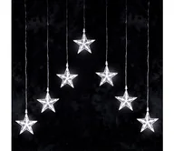 Lampy ogrodowe - Aigostar - LED zewnętrzny łańcuch świąteczny 70xLED/230V 1,2x1m IP44, zimna biała, w kształcie gwiazdek - miniaturka - grafika 1