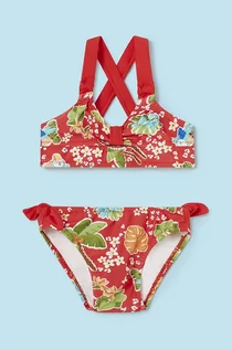Stroje kąpielowe dla dziewczynek - Mayoral dwuczęściowy strój kąpielowy niemowlęcy kolor fioletowy - grafika 1