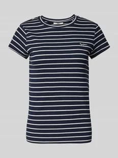 T-shirt z okrągłym dekoltem model ‘MERIBEL’ - Koszulki i topy damskie - miniaturka - grafika 1