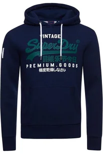 Bluza męska Superdry VL NS Hood dresowa sportowa z kapturem czarna-XXL - Bluzy męskie - miniaturka - grafika 1