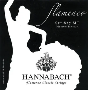 Hannabach Klassikgitarrensaiten Serie 827 Medium Tension Flamenco Classic - E6 652926 - Struny gitarowe  - miniaturka - grafika 1