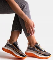 Buty sportowe damskie - Sportowe buty damskie szare Big Star JJ274996 29540 rozmiar 41 - miniaturka - grafika 1