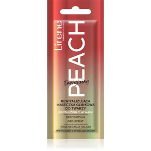 Lirene - ENERGISING PEACH - Revitalizing Clay Mask - Rewitalizująca maseczka glinkowa do twarzy - 6 ml - Maseczki do twarzy - miniaturka - grafika 1