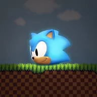 Gadżety dla graczy - Lampka Sonic the Hedgehog - głowa - miniaturka - grafika 1