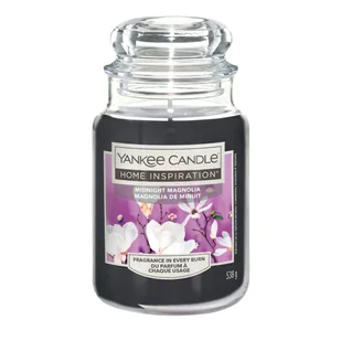 Świeca zapachowa w szkle Midnight Magnolia Yankee Candle 538 g - Świece - miniaturka - grafika 1