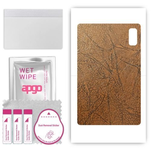 folia naklejka skórka strukturalna na TYŁ do HTC A103 Plus - Skóra Vintage - apgo SKINS