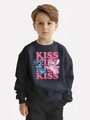 Bluzy dla dziewczynek - BLUZA DZIECIĘCA STITCH ANGEL ANDZIA KISS 146-152 MŁODZIEŻOWA WZORY PREZENT - miniaturka - grafika 1