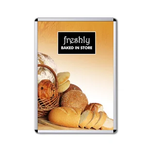 Jansen Display Ramy plakatowe 700x1000 mm, zaokrąglone narożniki KR70x100 cmR32+SOS (KR70x100R32+SOS) - Ramy do obrazów - miniaturka - grafika 1