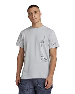 G-STAR RAW Męski t-shirt z wieloma grafikami luźny R, Szary (magnez C336-1328), XL - Koszulki męskie - miniaturka - grafika 1