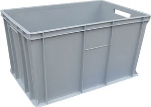 Artech Pojemnik transportowy EURO 300, wym. 600 x 400 x 300 mm szary - Pojemniki przemysłowe - miniaturka - grafika 1