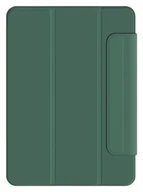 Etui do tabletów - Pomologic BookCover do Apple iPad Pro 13'' M4 2024 ciemnozielony POM-24BCSMP129-804 - miniaturka - grafika 1