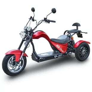 Skuter elektryczny BILI COCO COBRA TRÓJKOŁOWY 4000W -czerwony - Skutery - miniaturka - grafika 1