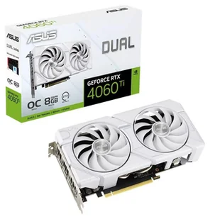 ASUS Dual RTX 4060 Ti 8GB EVO White OC 90YV0J4BM0NA00 - Karty graficzne - miniaturka - grafika 2