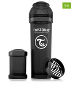 Butelki dla niemowląt - Twistshake 5-częściowy zestaw w kolorze czarnym - 330 ml - miniaturka - grafika 1