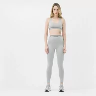 Spodnie sportowe damskie - Damskie legginsy treningowe Calvin Klein Women 00GWS3L605 - szare - miniaturka - grafika 1