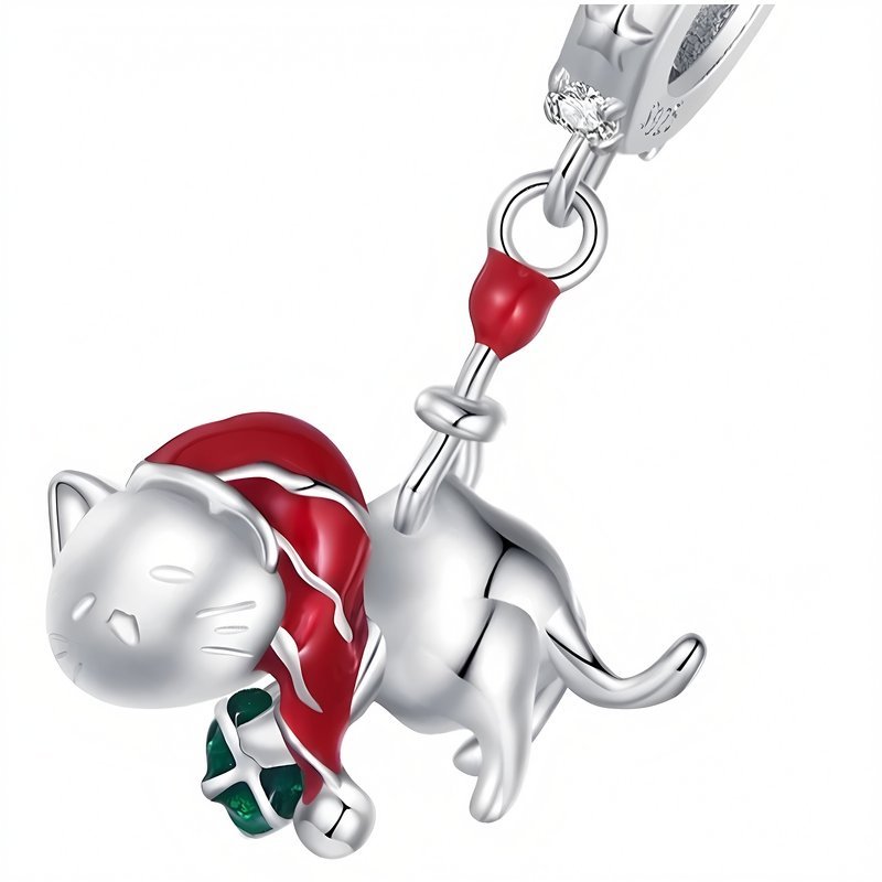 Charms Zawieszka Charms Święta Kotek Charmsy Trusky