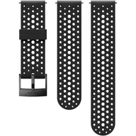 Akcesoria do pulsometrów i zegarków sportowych - Suunto pasek silikonowy athletic 1 czarny 24mm SS050225000 - miniaturka - grafika 1