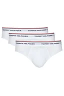 Majtki męskie - Białe slipy męskie Tommy Hilfiger 3 PACK, Rozmiar XL - miniaturka - grafika 1