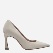 Półbuty damskie - Czółenka damskie skórzane Tamaris WOR22438-42-413 41 Kremowe (4064195126941). Półbuty damskie - miniaturka - grafika 1