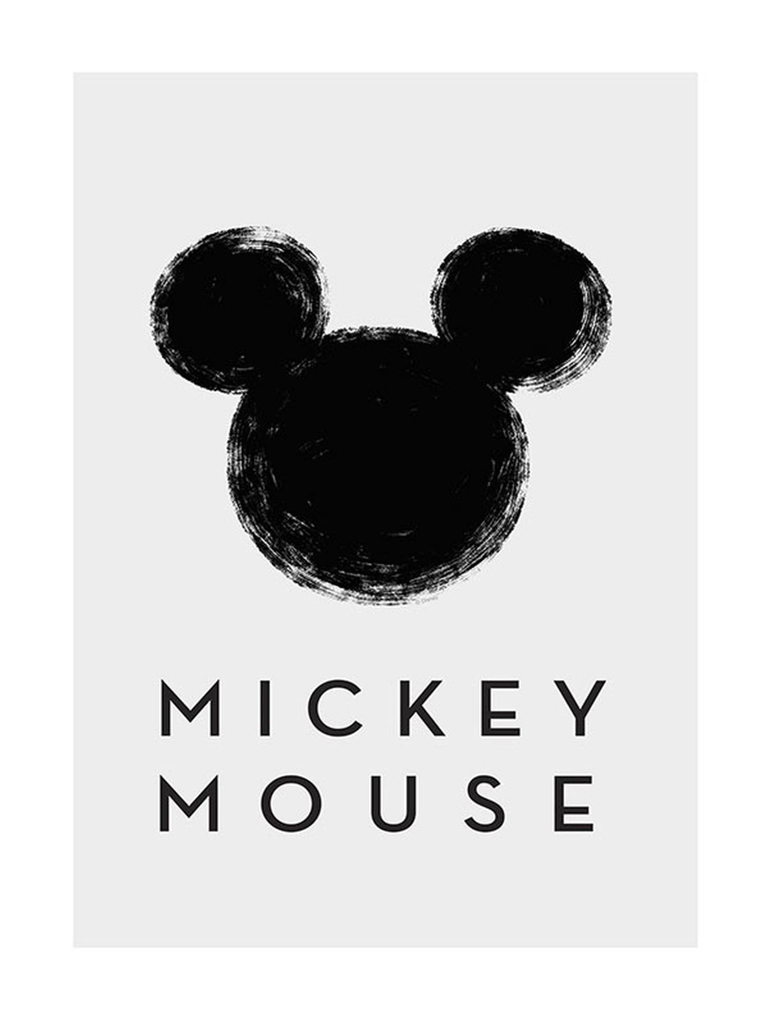 Disney plakat Myszka Miki szarymIczarnym - 610122 - 30 x 40 cm