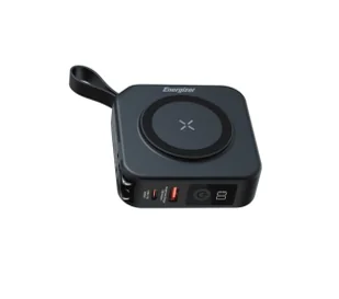 Energizer QM10001AC 10000mAh 20W Wbudowany kabel USB-C Czarny - Powerbanki - miniaturka - grafika 1