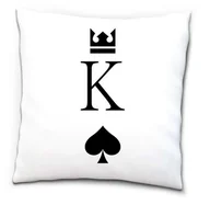 Gadżety dla niej i dla niego - Poduszka dla Zakochanych Król Pik - miniaturka - grafika 1