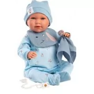 Lalki dla dziewczynek - Lalka bobas Mimo 42cm Llorens - miniaturka - grafika 1