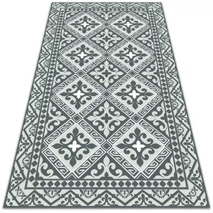 Dywan na balkon lub taras Geometryczny wzór kwiaty 100x150 cm - Dywany zewnętrzne - miniaturka - grafika 1
