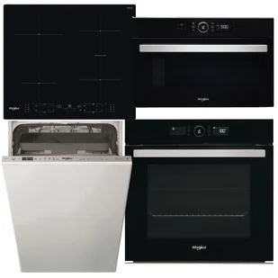 Zestaw AGD do zabudowy Whirlpool Piekarnik AKZ9 6230 NB+ Płyta WBB 8360NE+ Mikrofala AMW 730 NB+Zmywarka WSIO 3T223PCE X - Zestawy AGD - miniaturka - grafika 1