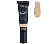 Pudry do twarzy - IsaDora Natural Matt Foundation 35 ML - miniaturka - grafika 1