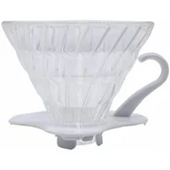 Zaparzacze i kawiarki - Hario szklany Drip V60-02 - Biały - miniaturka - grafika 1