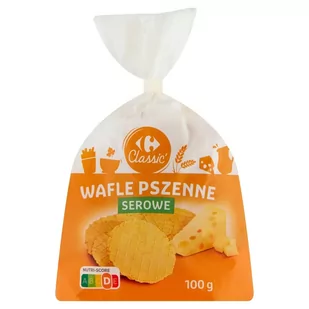 Carrefour Classic Wafle pszenne serowe 100 g - Paluszki - miniaturka - grafika 1