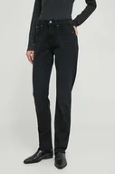 Spodnie damskie - Pepe Jeans jeansy damskie high waist - miniaturka - grafika 1