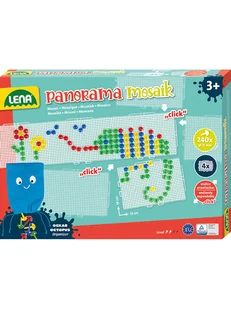LENA Zestaw "Panoramabild XL" do tworzenia mozaiki - 3+ - Zabawki kreatywne - miniaturka - grafika 1