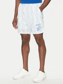 Kąpielówki męskie - HUGO Szorty kąpielowe Niteam 50536102 Biały Regular Fit - miniaturka - grafika 1