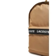 Plecaki - Plecak Lacoste NU4685NZ Beżowy - miniaturka - grafika 1