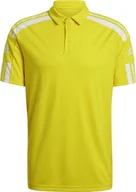 Koszulki męskie - Adidas Koszulka adidas Polo SQUADRA 21 GP6428 GP6428 żółty M - miniaturka - grafika 1
