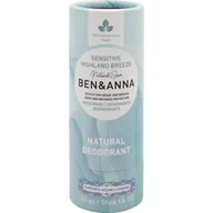 Dezodoranty i antyperspiranty dla kobiet - Ben&Anna Natural Deodorant naturalny dezodorant bez sody Sensitive Highland Breeze 40g - miniaturka - grafika 1