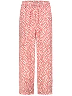 Spodnie damskie - Sublevel Spodnie w kolorze koralowo-białym - miniaturka - grafika 1