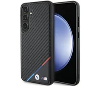 Etui i futerały do telefonów - BMW BMHMS24S23SROK S24 S921 czarny/black hardcase M Silicone Printed Ring MagSafe - miniaturka - grafika 1