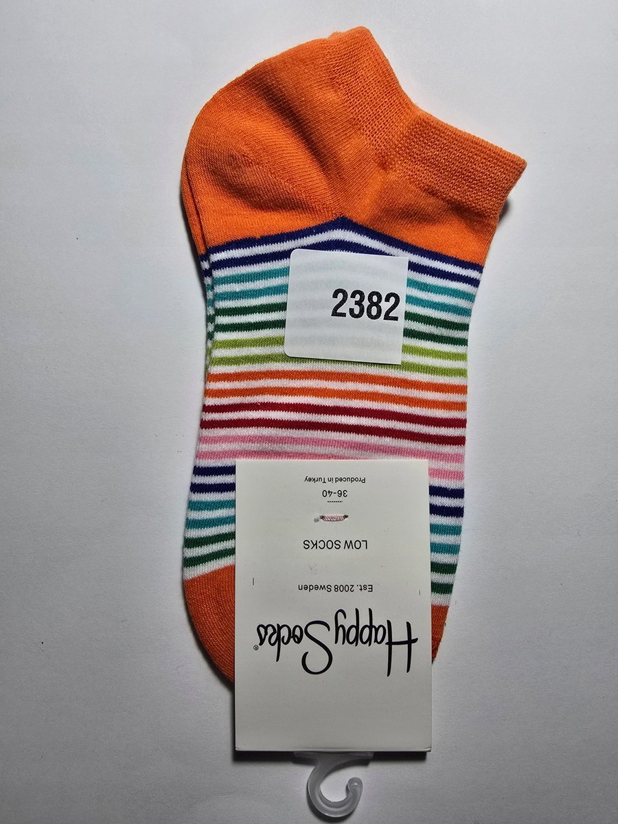 Kolorowe skarpety Happy Socks stopki unisex rozmiar 36-40 (2382)
