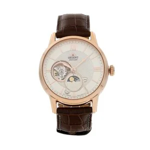 Zegarek Orient Zegarek RA-AS0009S10B Sun and Moon Open Heart - - Zegarki męskie - miniaturka - grafika 3