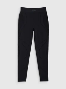 Damskie legginsy treningowe 4F 4FRSS25TFTIF390 - czarne - Legginsy - miniaturka - grafika 1