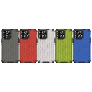 Honeycomb etui iPhone 14 Pro pancerny hybrydowy pokrowiec przezroczyste - Etui i futerały do telefonów - miniaturka - grafika 18