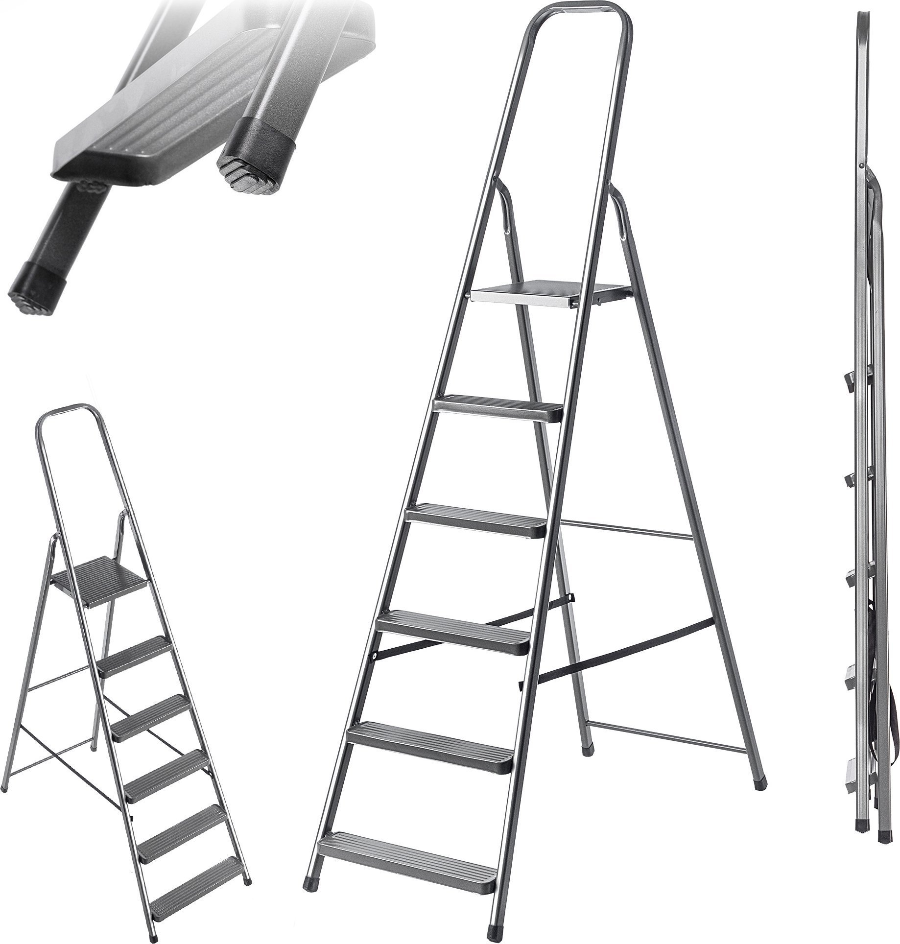 Kadax Drabina Stalowa 6 Stopniowa 125kg