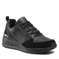 Sneakersy damskie - SKECHERS Sneakersy Subtle Spots 155616/BBK Black - miniaturka - grafika 1