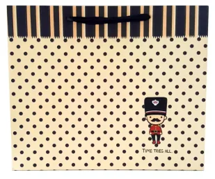 Torebki ozdobne kropki matowe 12 szt. - Opakowania i torebki na prezenty - miniaturka - grafika 2